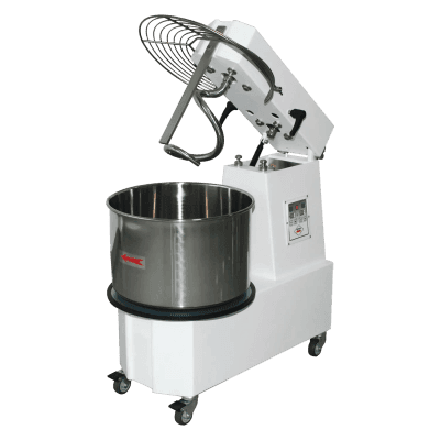 Malaxor spiral cu frământător 1 viteză castron detașabil 20 l 400 V - HTS 20 T