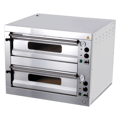 Cuptor pentru pizza 2 camere 8x d=33 cm - P 8