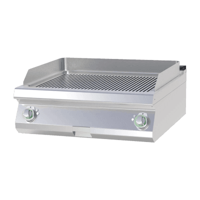 Plită Fry Top canelată cromată - FTRC 708 E