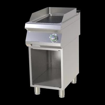 Plită fry-top canelată pe dulap deschis - FTR 740 E