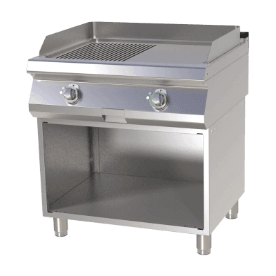 Plită fry-top combinată cromată cu dulap - FTHRC 780 E