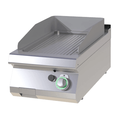 Plită fry-top canelată cromată - FTRC 704 G