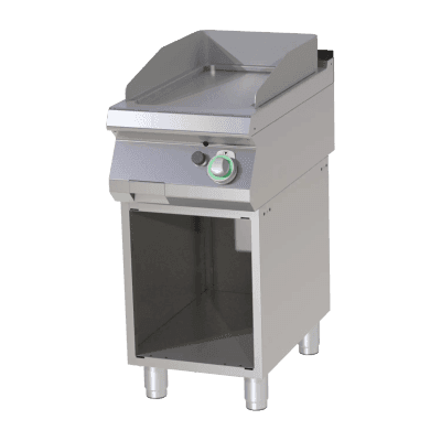 Plită fry-top netedă cromată pe dulap deschis - FTHC 740 G