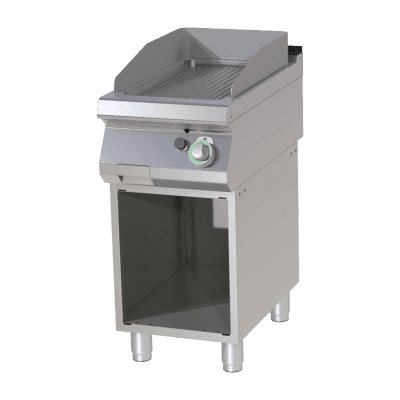 Plită fry-top canelată cu dulap - FTR 740 G