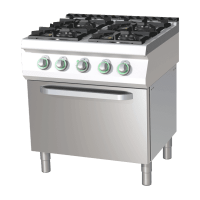 Mașină de gătit pe gaz cu cuptor electric cu convecție - SPT 780/11 GE