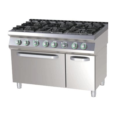 Mașină de gătit pe gaz cu cuptor electric static - SPT 7120/21 GE