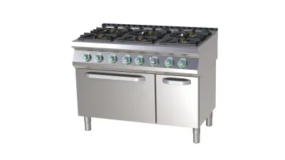 Mașină de gătit pe gaz cu cuptor electric static - SPST 7120A/21 GE