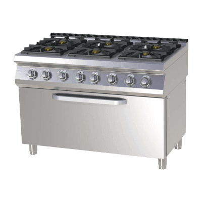 Mașină de gătit pe gaz cu cuptor electric static - SPST 7120/31 GE