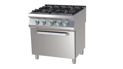 Mașină de gătit pe gaz cu cuptor 2/1 - SPBT 780/21 G