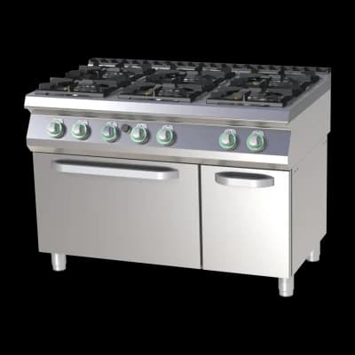 Mașină de gătit pe gaz cu cuptor pe gaz - SPT 7120/21 G