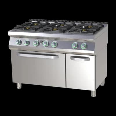 Mașină de gătit pe gaz cu cuptor pe gaz - SPST 7120/21 G