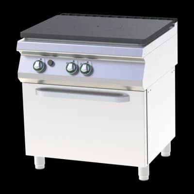 Mașină de gătit pe gaz cu plită solidă cu cuptor electric static - STT 780/21 GE