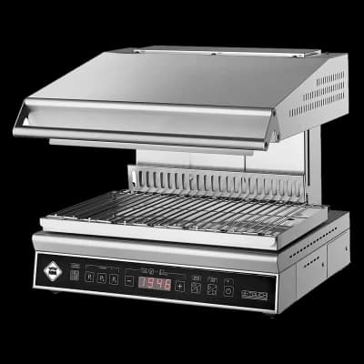 Salamandru digital 3 elemente de încălzire partea superioară mobilă Hi-Touch 400 V - ST 32