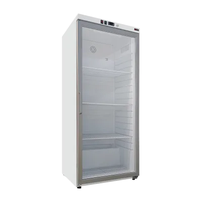 Dulap frigorific 350 l, ușă sticlă, alb - DRR 400/G