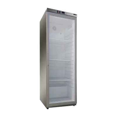 Dulap frigorific 570 l, ușă sticlă, inox - DRR 600 GS