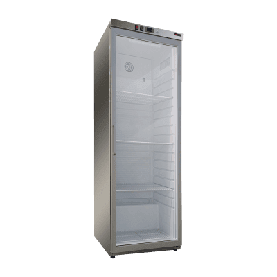 Dulap frigorific 570 l, ușă sticlă, inox - DRR 600 GS