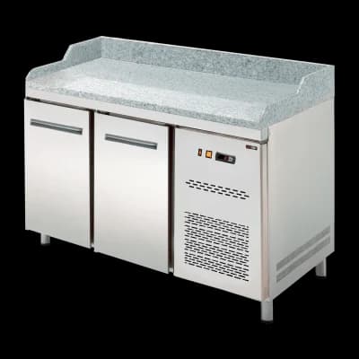 Banc frigorific GN 1/1, pizza, 2 uși, fără vitrină - RTP 2D