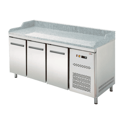 Banc frigorific GN 1/1 pizza 2x ușă, 7x sertar - RTP 3D-2D7ZN
