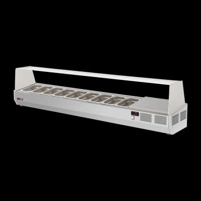 Vitrină frigorifică de masă 200 cm GN 1/4 RTP 3D - RCH 4200