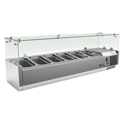 Vitrină frigorifică 5 x GN 1/4 - MCH 4120