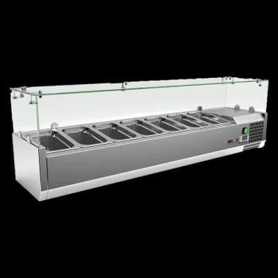 Vitrină frigorifică 7x GN 1/4 - MCH 4150