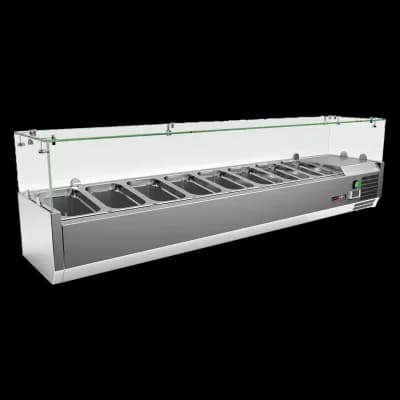 Vitrină frigorifică 7x GN 1/4 - MCH 4160