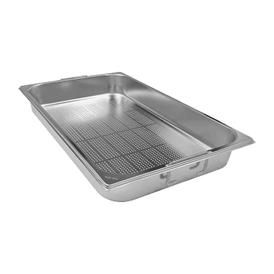 Container GN perforat GN 1/1 - 65 mânere inox - GND 1/1-65 U