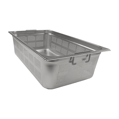Container GN perforat GN 1/1 - 150 mânere inox - GND 1/1-150 U