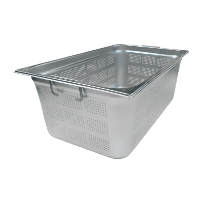 Container GN perforat GN 1/1 - 200 mânere inox - GND 1/1-200 U