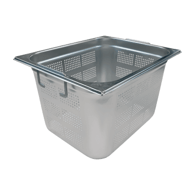 Container GN perforat GN 1/2 - 200 mânere inox - GND 1/2-200 U