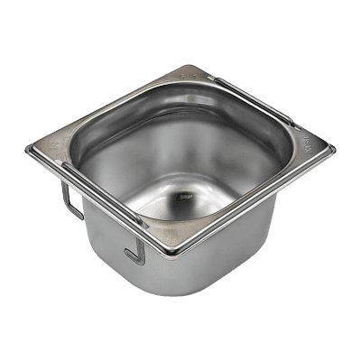 Container GN 1/6 - 100 cu mânere inox - GN 1/6-100 U