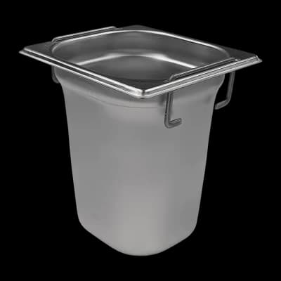 Container GN 1/6 - 200 cu mânere inox - GN 1/6-200 U