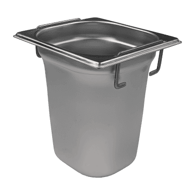Container GN 1/6 - 200 cu mânere inox - GN 1/6-200 U