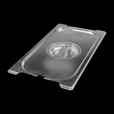 Capac GN 1/3 crestat pentru lingură mânere inox - VGN 1/3 NU