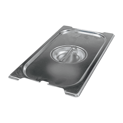 Capac GN 1/3 crestat pentru lingură mânere inox - VGN 1/3 NU