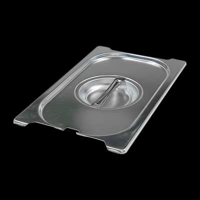 Capac GN 1/4 cu crestătură pentru mânere lingură inox - VGN 1/4 NU