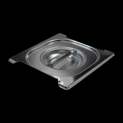 Capac GN 1/6 cu mânere inox - VGN 1/6 U