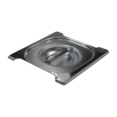 Capac GN 1/6 cu mânere inox - VGN 1/6 U