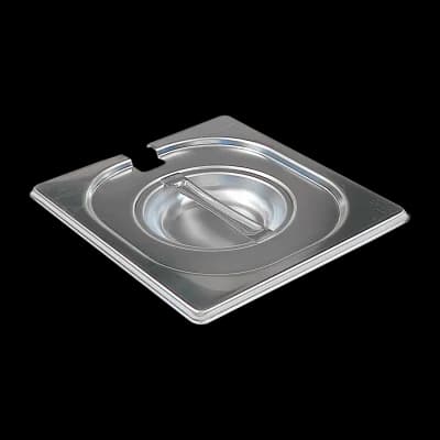Capac GN 1/6 cu crestătură pentru lingură inox - VGN 1/6 N
