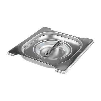 Capac GN 1/6 cu garnitură și mânere inox - VGN 1/6 SU