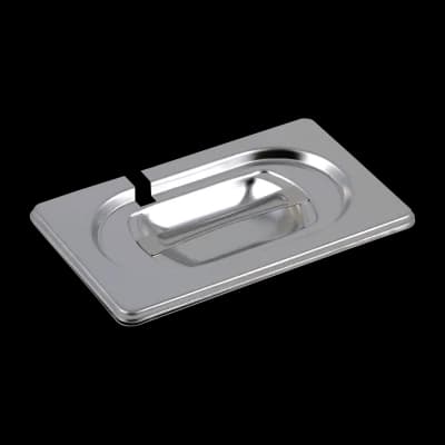 Capac GN 1/9 cu crestătură pentru lingură inox - VGN 1/9 N