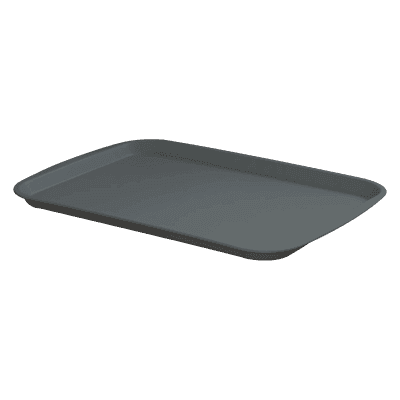 Tavă fast food cu mânere 31x44 polipropilenă gri - RF - Podnos fast food úchopy 31x44