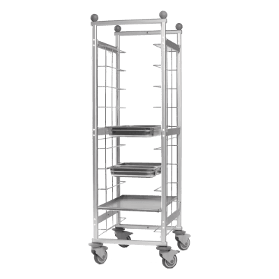 Cărucior cu rafturi 10 tăvi - VR 10 P