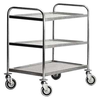 Cărucior servire 3 rafturi 800 mm - CR 083