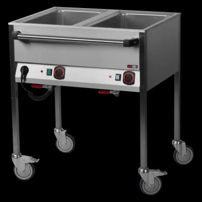 Bain-marie electric GN 2-1/1 comenzi pe latura lungă - VLPD 2120