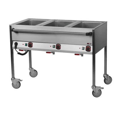 Baie maria electrică GN 3-1/1 comenzi pe latura lungă - VLPD 3120