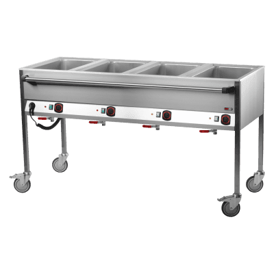 Baie maria electrică GN 4-1/1 comenzi pe latura lungă - VLPD 4120