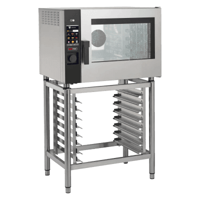 Cuptor combi cu convecție și abur electric 5x GN 1/1 extra, abur direct, touch screen, curățare automată, ușă dreapta - MPD 0511 X ERAM