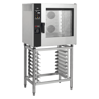 Cuptor combi cu convecție și abur electric 7x GN 1/1, 12,6 kW, abur direct, touch screen, curățare automată, ușă dreapta - MPD 0711 X ERAM