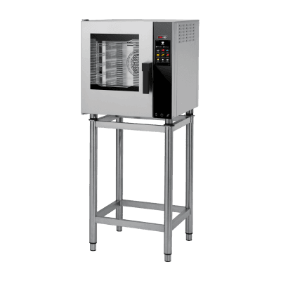 Cuptor cu convecție electric versiune întărită abur direct ecran tactil color ușă cu balamale stânga 5x GN 2/3 - MPDN 0523 X EL